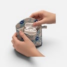 AirPod Case in Bold, Bright Blue Floral