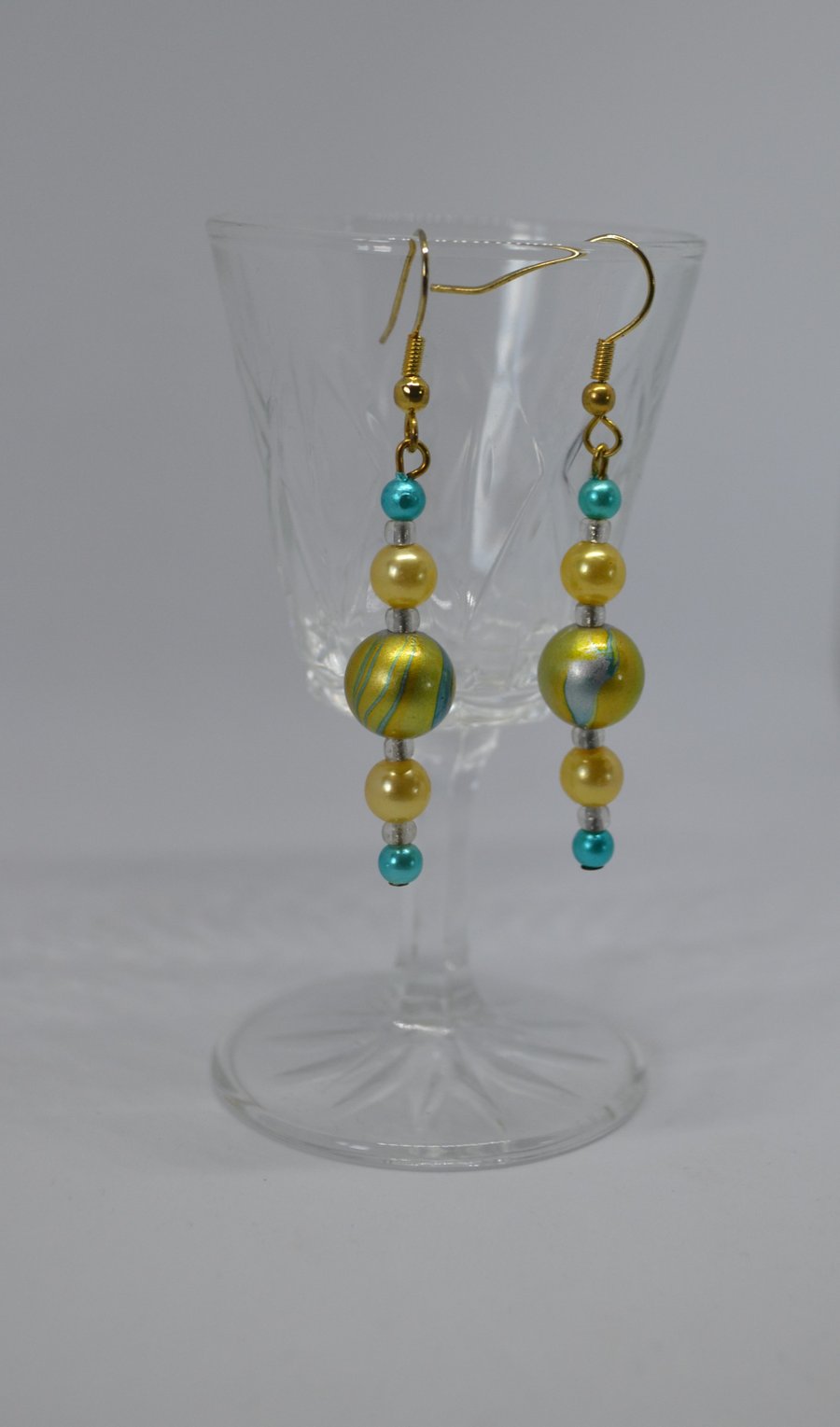 Metallic Swirl Earrings