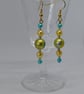 Metallic Swirl Earrings - Image 1