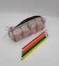 Boxed pencil case lilac pink geometric,  free UK delivery.  - Image 3