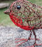 Wire Robin Sculpture - Image 2