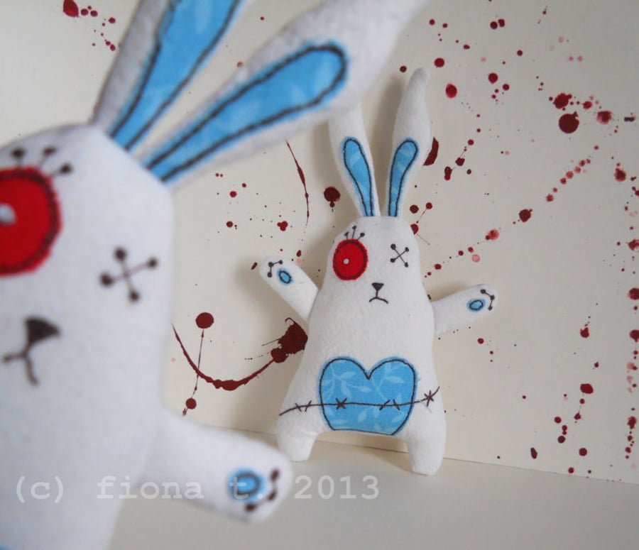 blue zombie rabbit