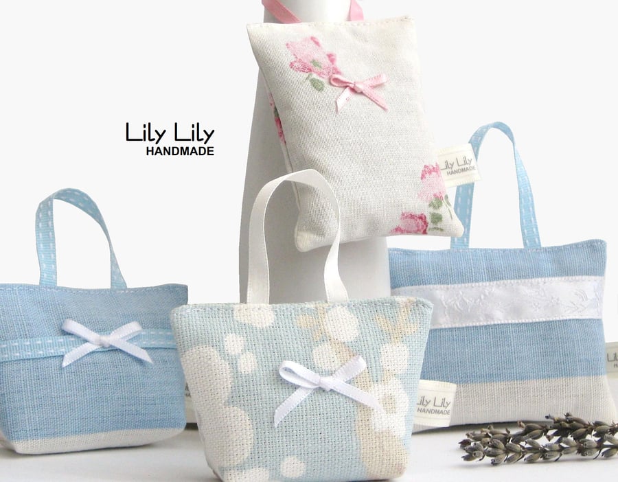 Set of 4 Scented Lavender Bags