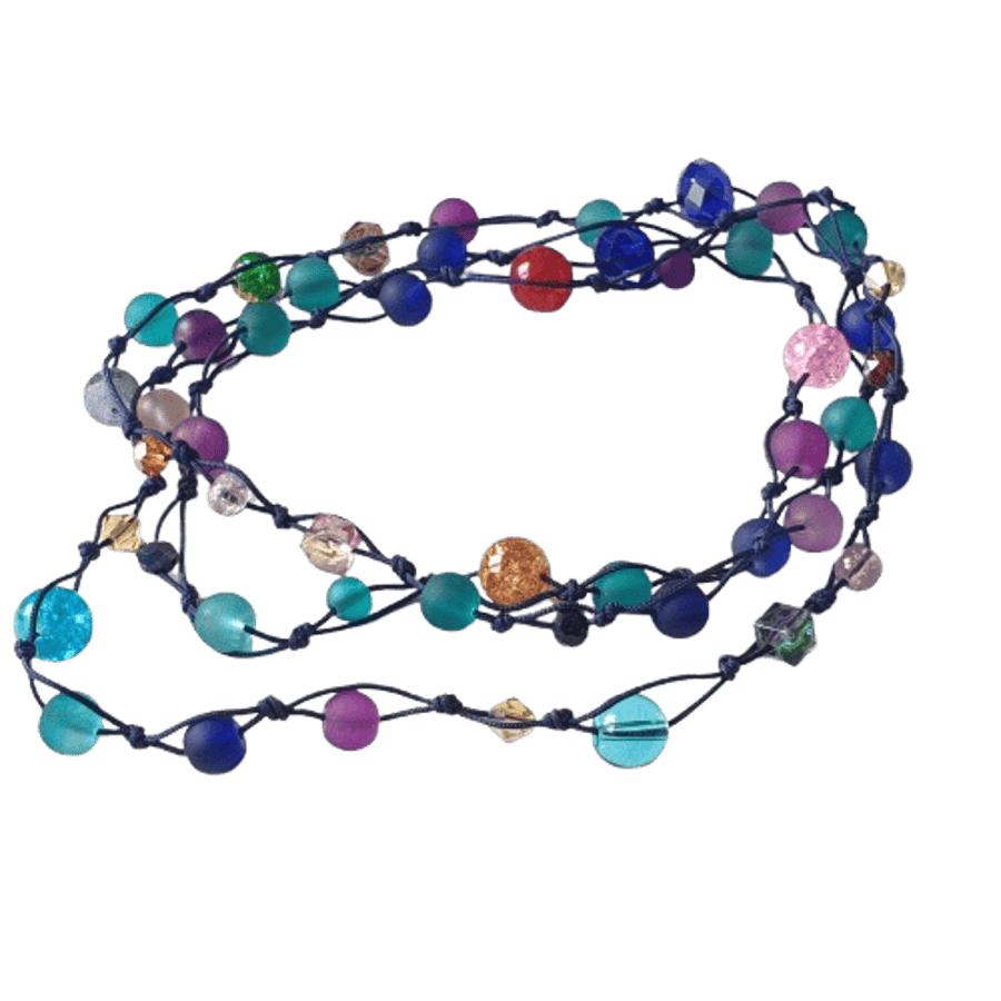 Make Your Own Beaded Cord Necklace