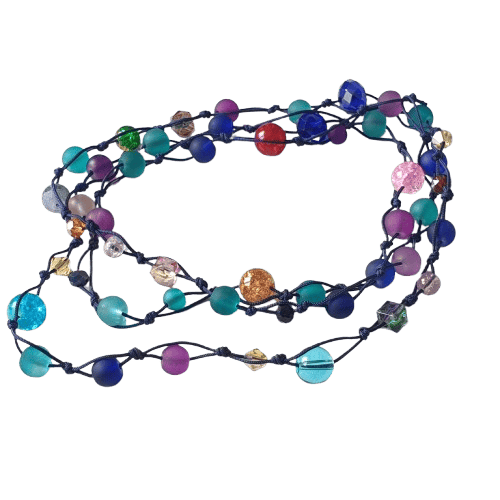 Make Your Own Beaded Cord Necklace