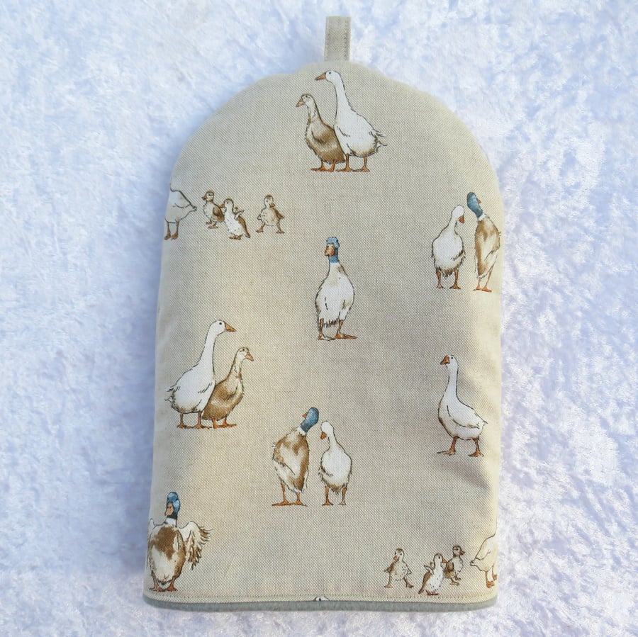Cafetiere Cosy, ducks, medium cosy, to fit a 2-4 cup cafetiere