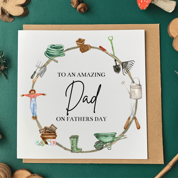 Gardening Father's Day Card, Father's Day Card