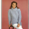 Vintage Knitting Pattern 1728: from Richard Poppleton, Mohair Type Cardigan