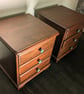 2x Upcycled Bedside Cabinets - Image 6