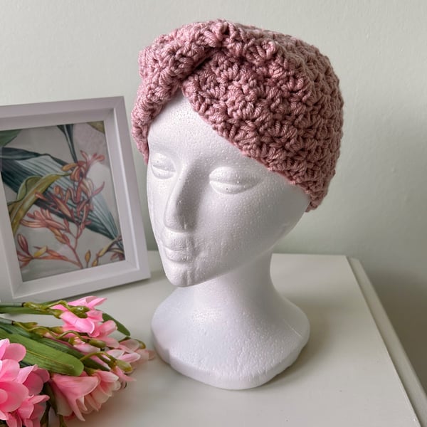 Cosy Crochet Twist Headband