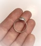 Sterling silver ring with silver pebble - Image 5