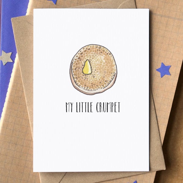 Funny "My Little Crumpet" Card
