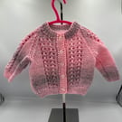 Hand knitted cardigan 3-6 months