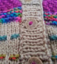 Hand Knitted Designer Girl's Cardigan 18 - 24  months  - Image 3