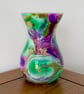 Abstract Resin-Glass Vase - Image 1