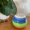Seconds Sunday SALE Round Hand Painted Money Bank
