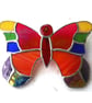 Giant Butterfly Garden Decoration Stained Glass Suncatcher - Image 1