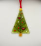 Robins Christmas Tree Decoration with Yellow Star - Image 8