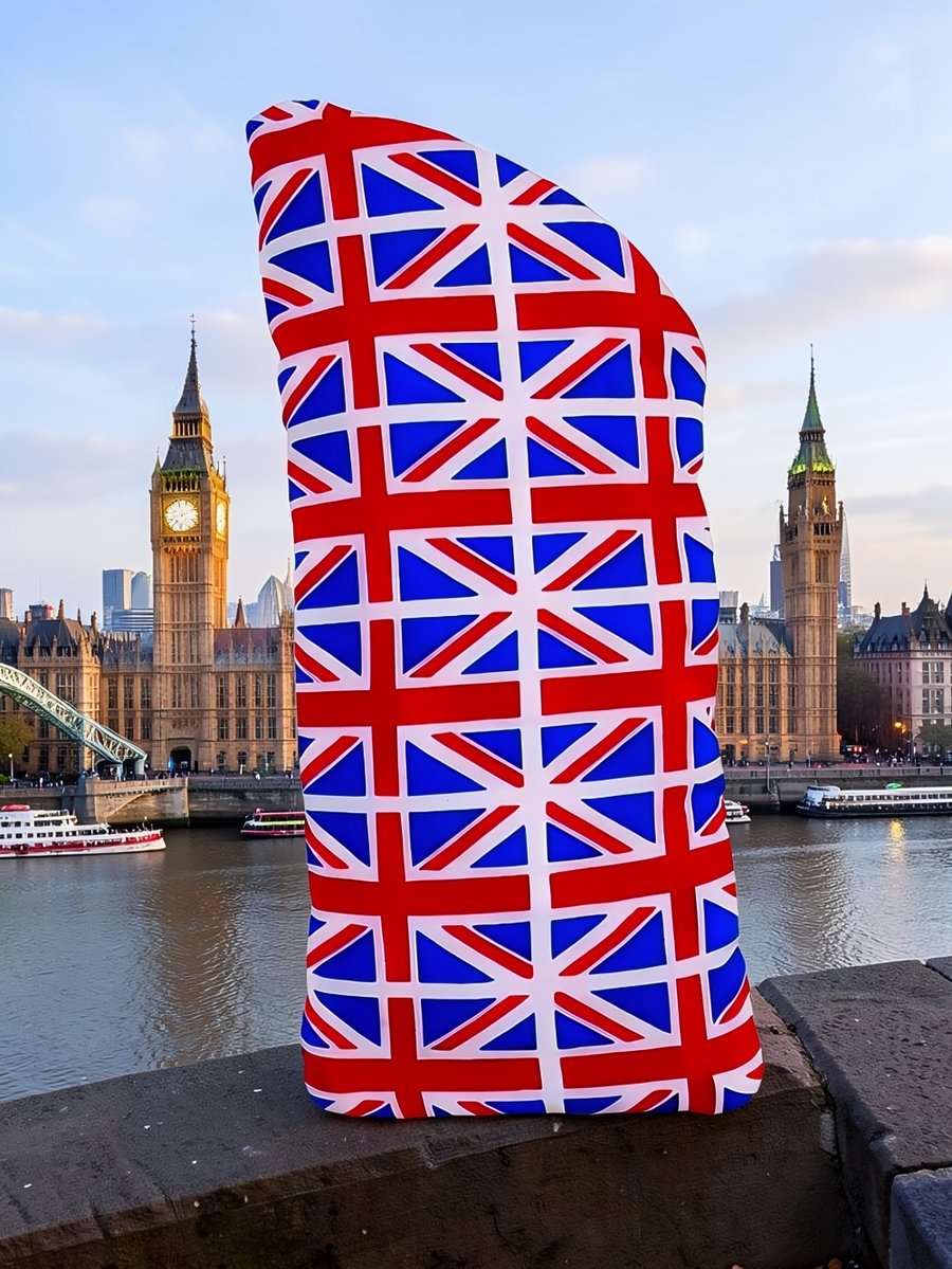 Union Jack Glasses Case Lined & Padded 