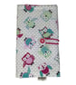 Circular needle case with owls, fixed circular pouch, sock needle knitting roll, - Image 3