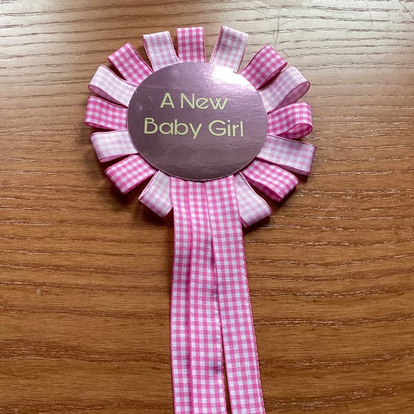 A New Baby Girl Rosette