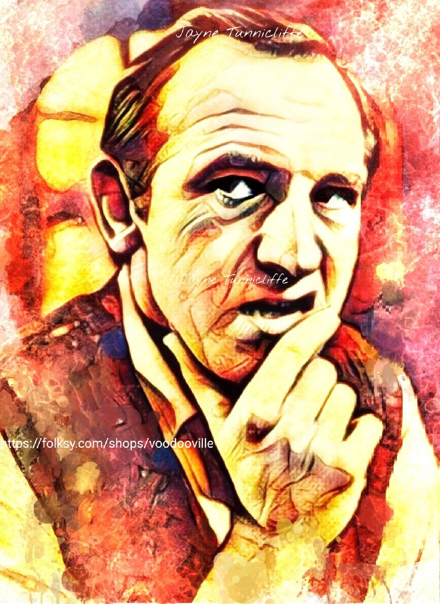 Leonard Rossiter  11 x 8 inches art print- Rigsby