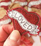 Loved Applique Brooch - Image 5