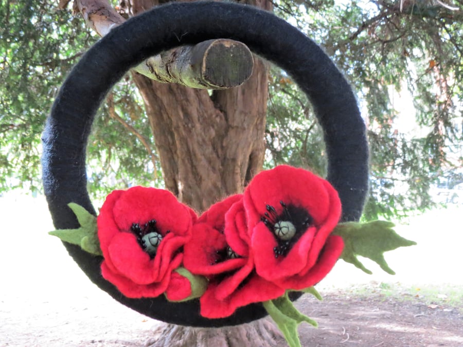 Remembrance Poppy Wreath