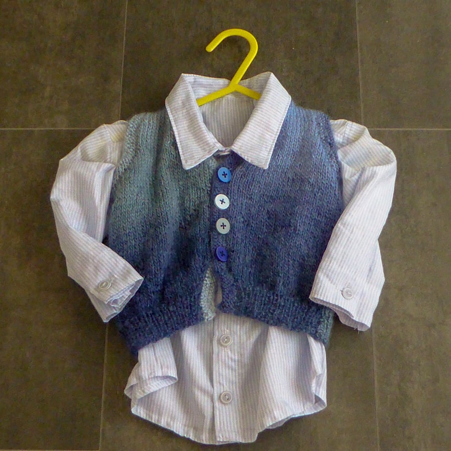 Boy's 2yr Shirt & Waistcoat outfit Seconds Sunday