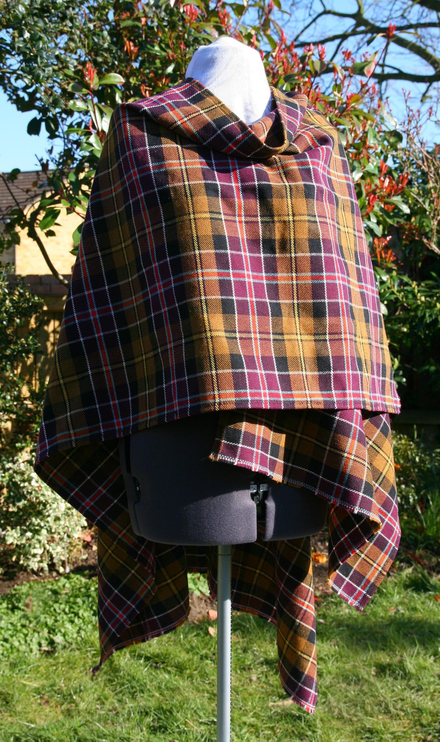  Tartan Wrap, Shawl, Cloak