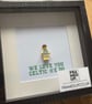 Celtic FC LEGO Minifigure Framed Art - We Love You Celtic We Do - Football Gift
