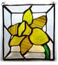 Daffodil Stained Glass Framed Suncatcher Spring Flower - Image 2