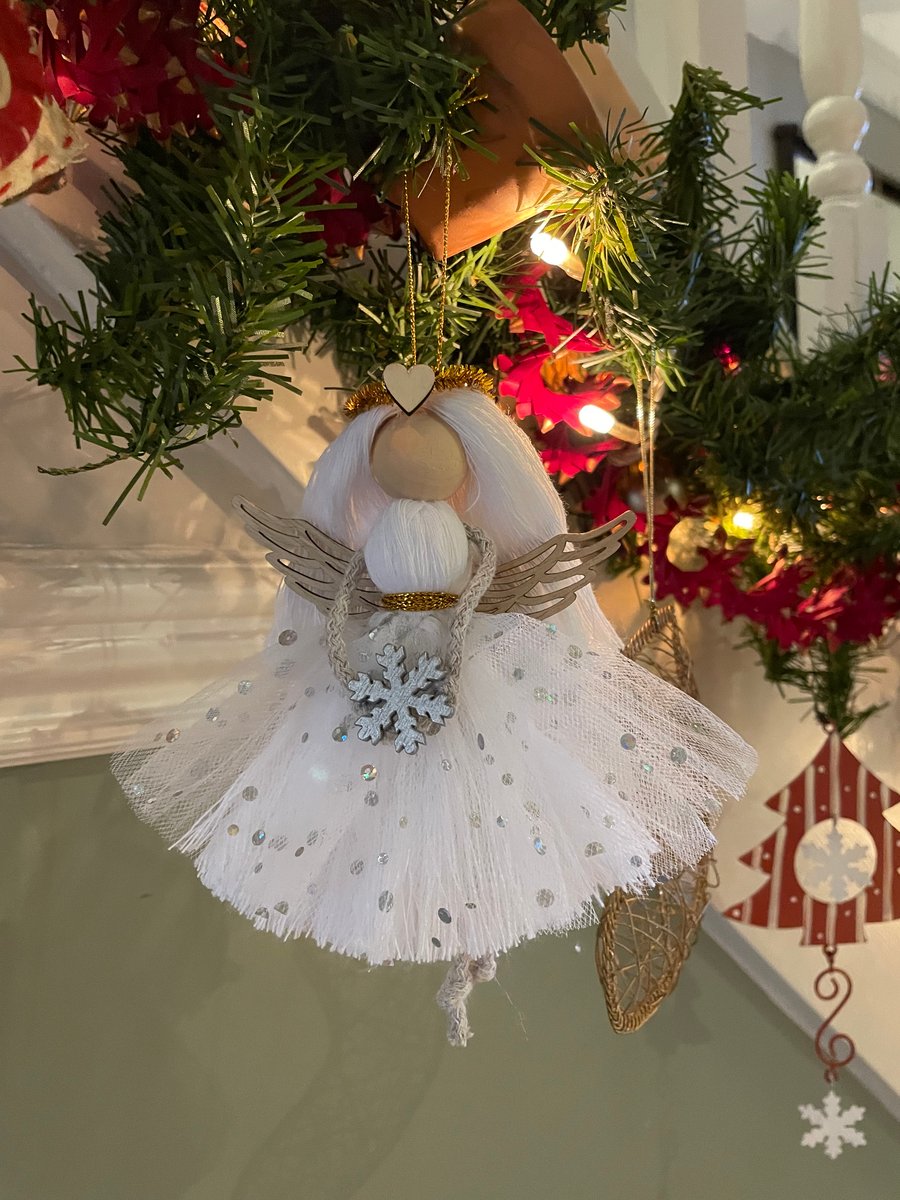 Xmas Angel tree decoration, xmas decor, xmas gift 