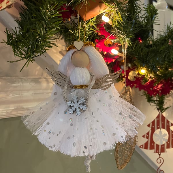 Xmas Angel tree decoration, xmas decor, xmas gift 