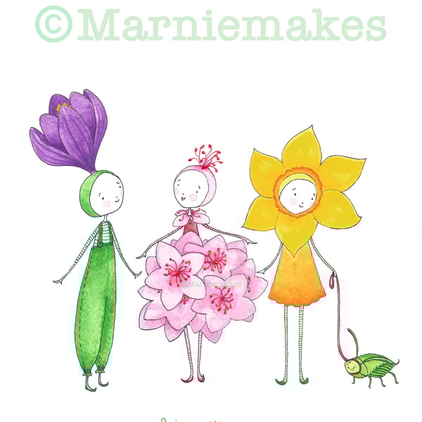 Spring Will Come - A5 Print plus Poem 
