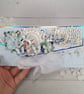 Handmade Wedding Money Wallet Card (127) Elegant Blue Wedding Gift Envelope. - Image 4