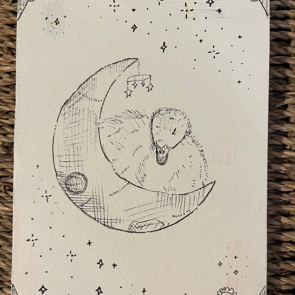 Sleepie Duckie, A ducky in it's safe 'space'.