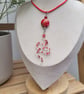 Snake Resin Pendant Necklace - Image 2