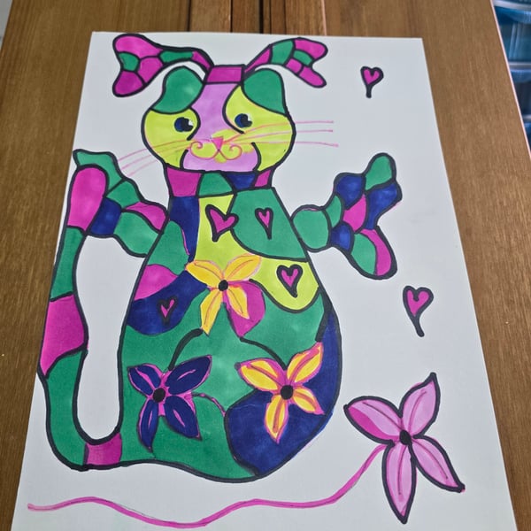Fairy Cat Drawing 