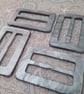 2 & 12" (63mm ) VINTAGE GREY Slide Buckle - Image 2