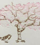 Cherry Blossom Greetings  Card