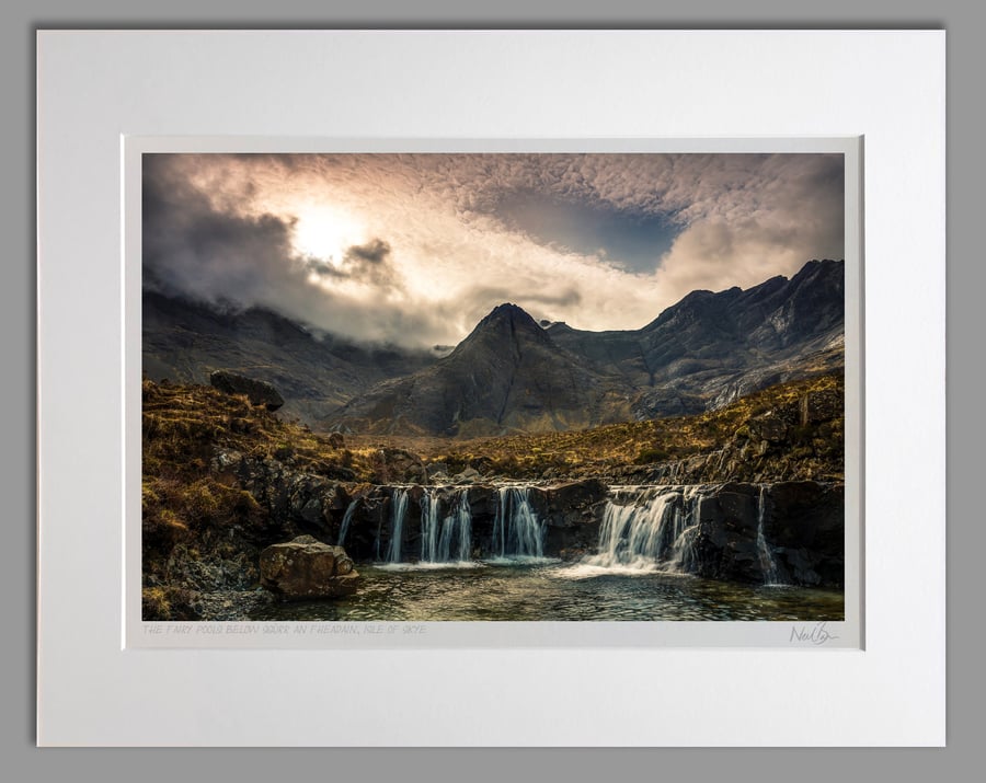 The Fairy Pools Isle of Skye Scotland - A3 (50x40cm) Unframed Print