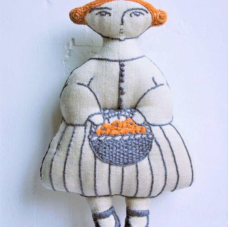 Textile art dolls hotsell