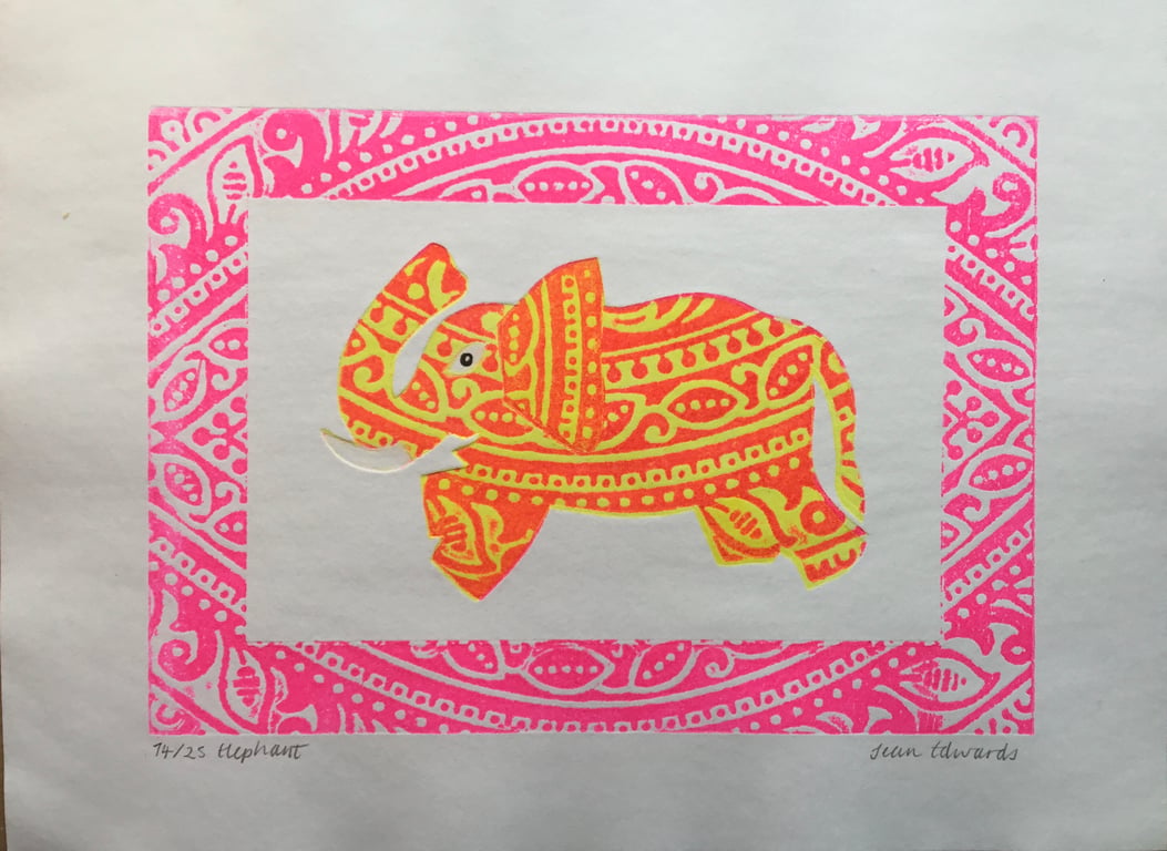 Patterned Elephant