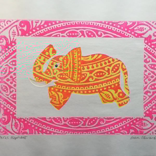 Patterned Elephant