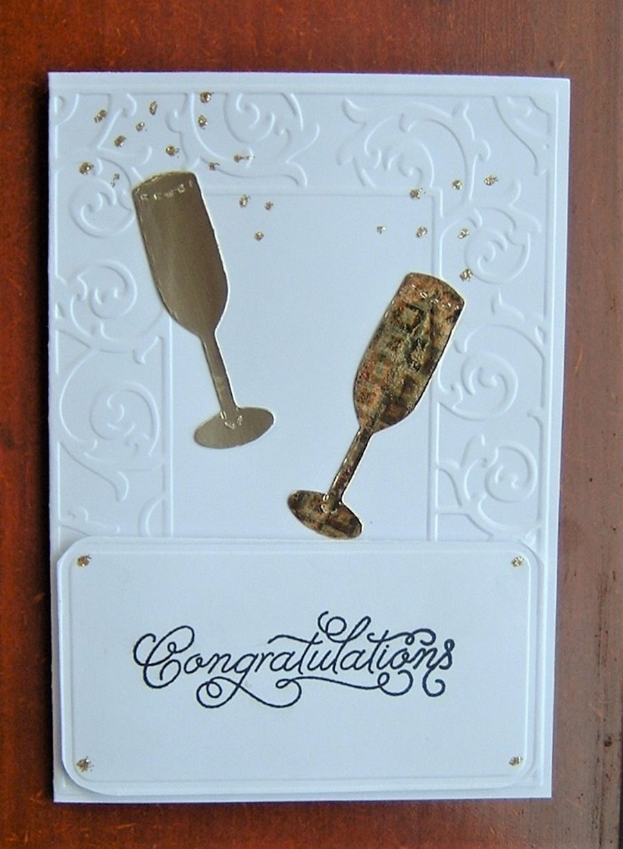 congratulations celebration card ( ref F 395)