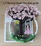  Cherry Blossom macrame, girl on a swing macrame, macrame tree - Image 6
