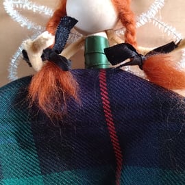 'Eilidh' Scottish Peg Doll 