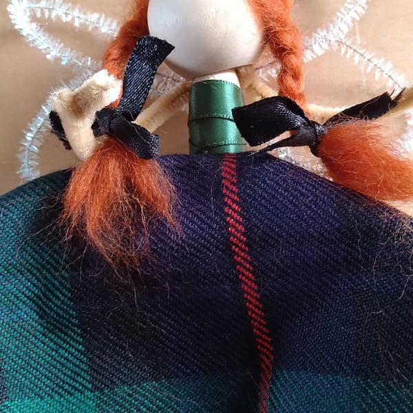 'Eilidh' Scottish Peg Doll 