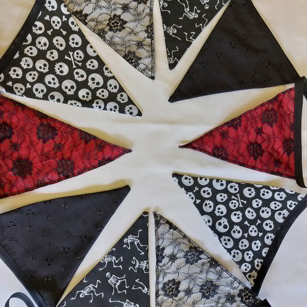 Gothic bunting design 2